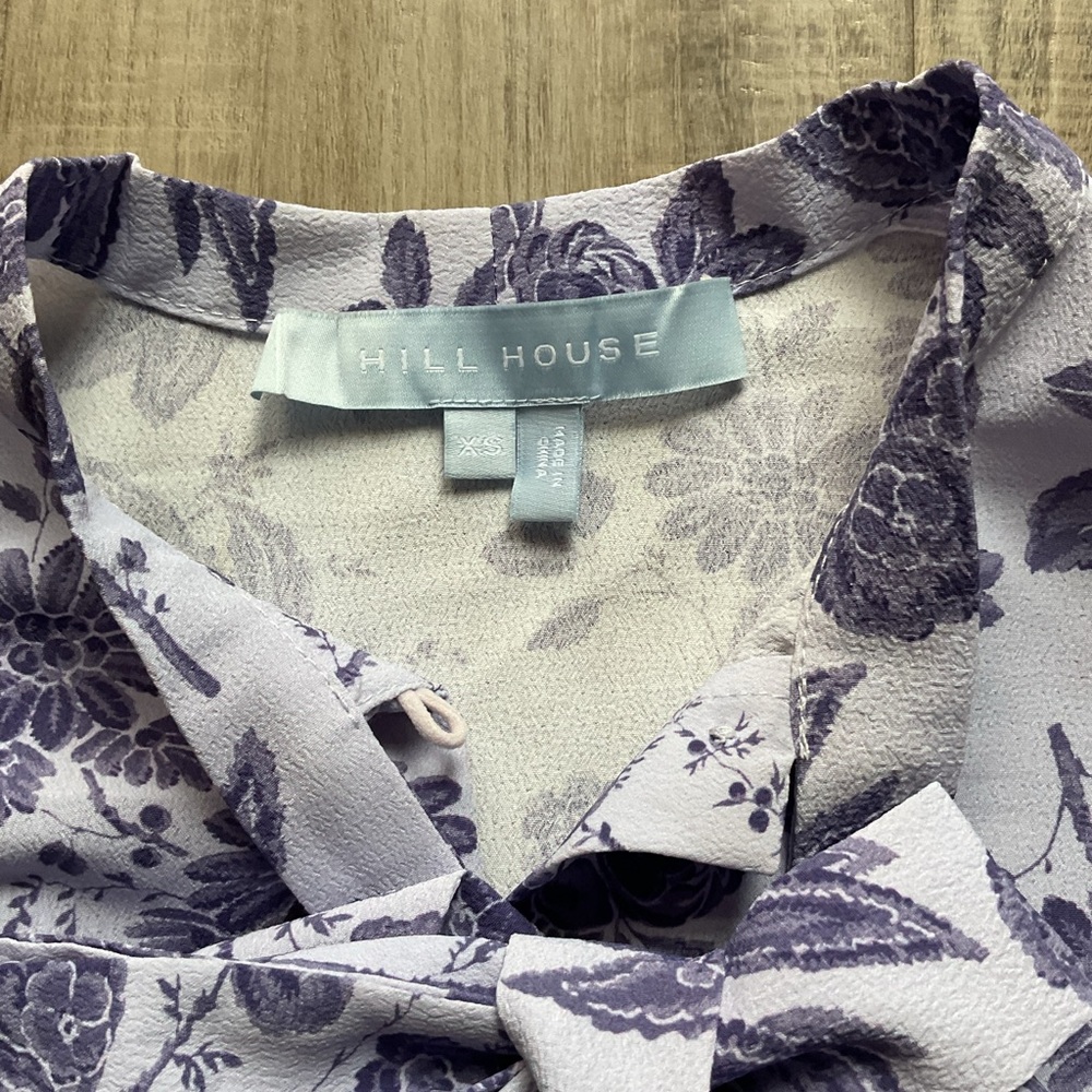 Hill House Home Talia Dress Lilac Tonal Crepe size XS - Picture 5 of 9